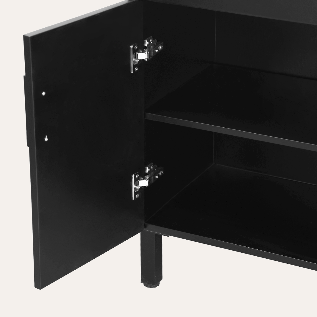 Midtown Styling Station - 3-Tier Rolling Beauty Cart with Locking Wheels for Salon, Spa & Home Makeup Organization | Perfect for Hairstylists, Estheticians & DIY Beauty Enthusiasts