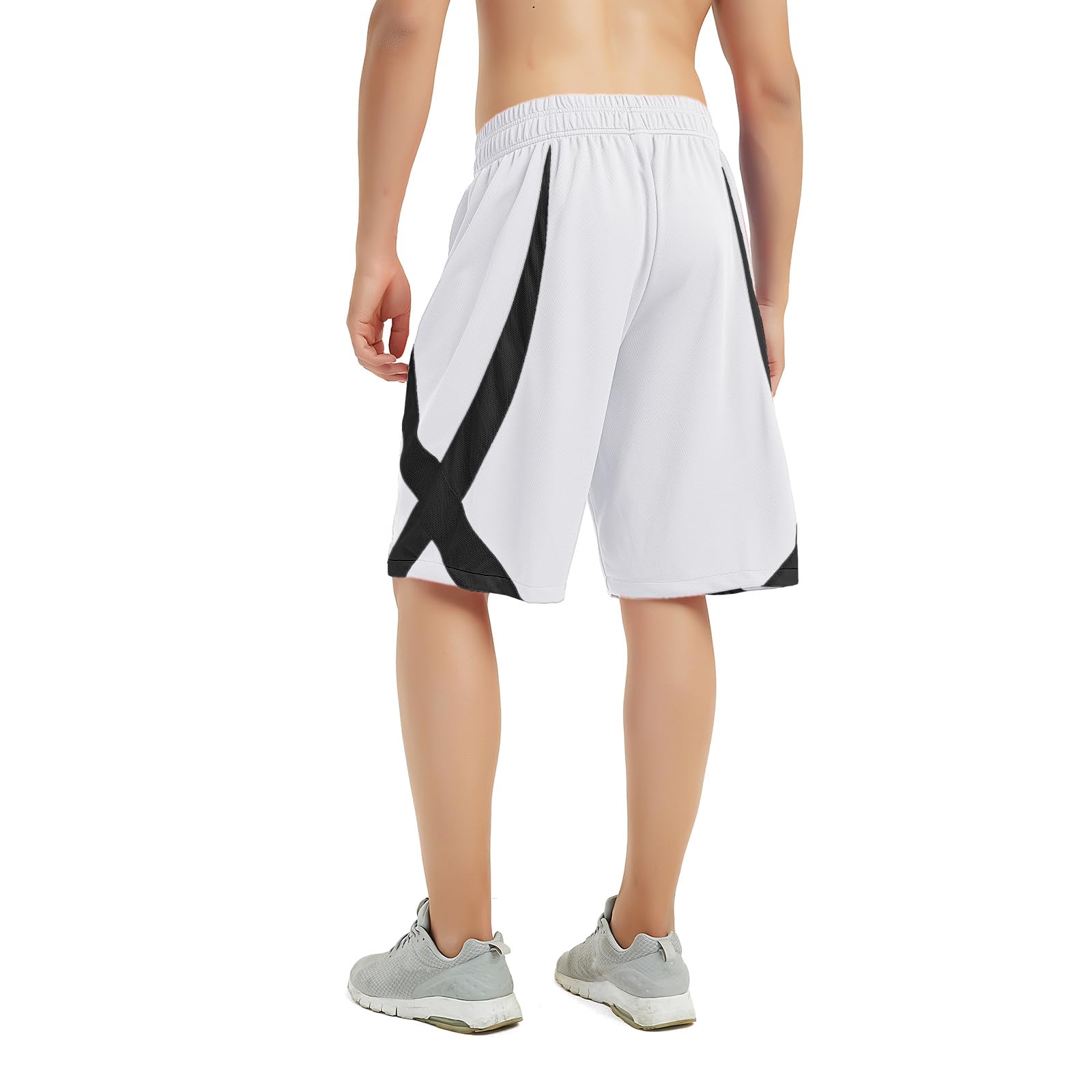 TopTie Men's Lounge Walking Shorts - Comfortable Pajama Active Shorts for Workout, MMA Training & Casual Wear - Breathable Flag Football Shorts No Pockets - Perfect for Home, Gym & Outdoor Activities