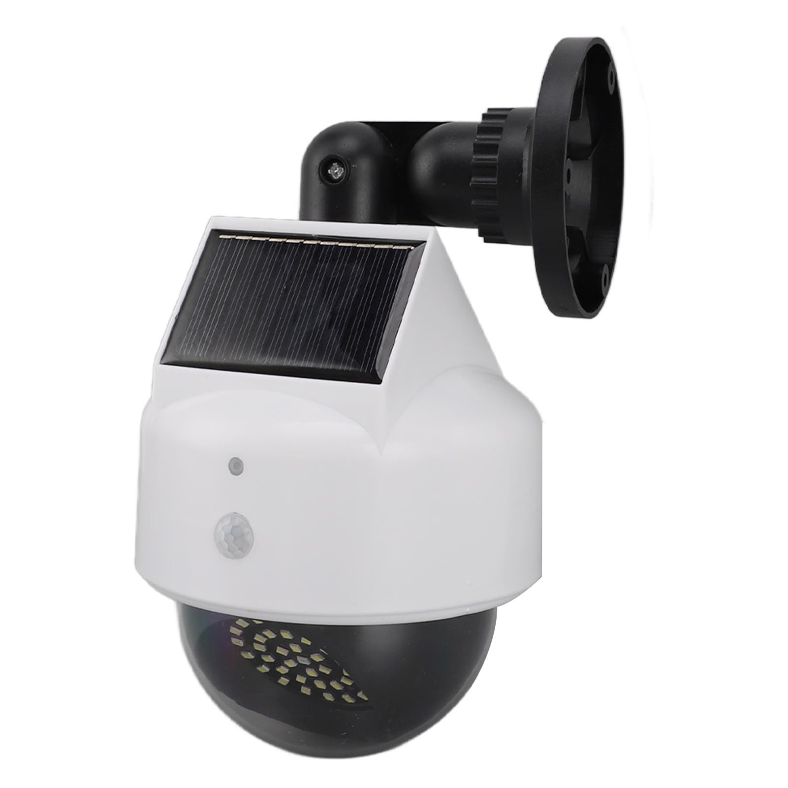 Zerodis Solar Fake Security Camera Outdoor - Solar Powered Dummy Surveillance Camera for Indoor & Outdoor Use - ABS Material - Easy Installation - Deter Burglars & Protect Home/Office - Ideal for Yards, Garages & Driveways