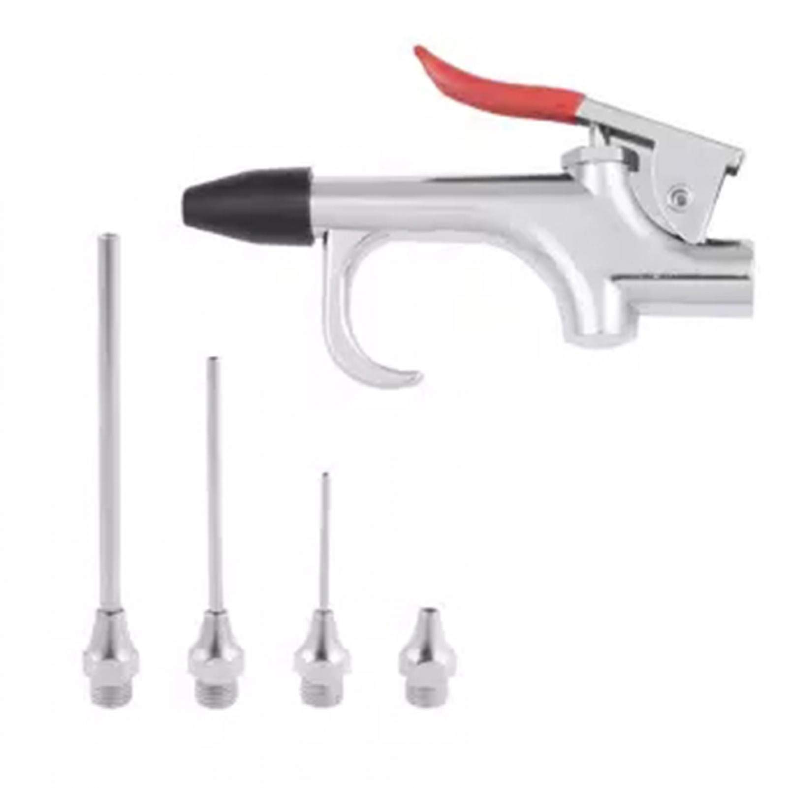 FOLOSAFENAR High Flow 5-Piece Dust Cleaning Air Blower Gun Kit - Pneumatic Air Compressor Accessory for Installation, Repair & Maintenance | Perfect for Workshop, Garage, and DIY Projects
