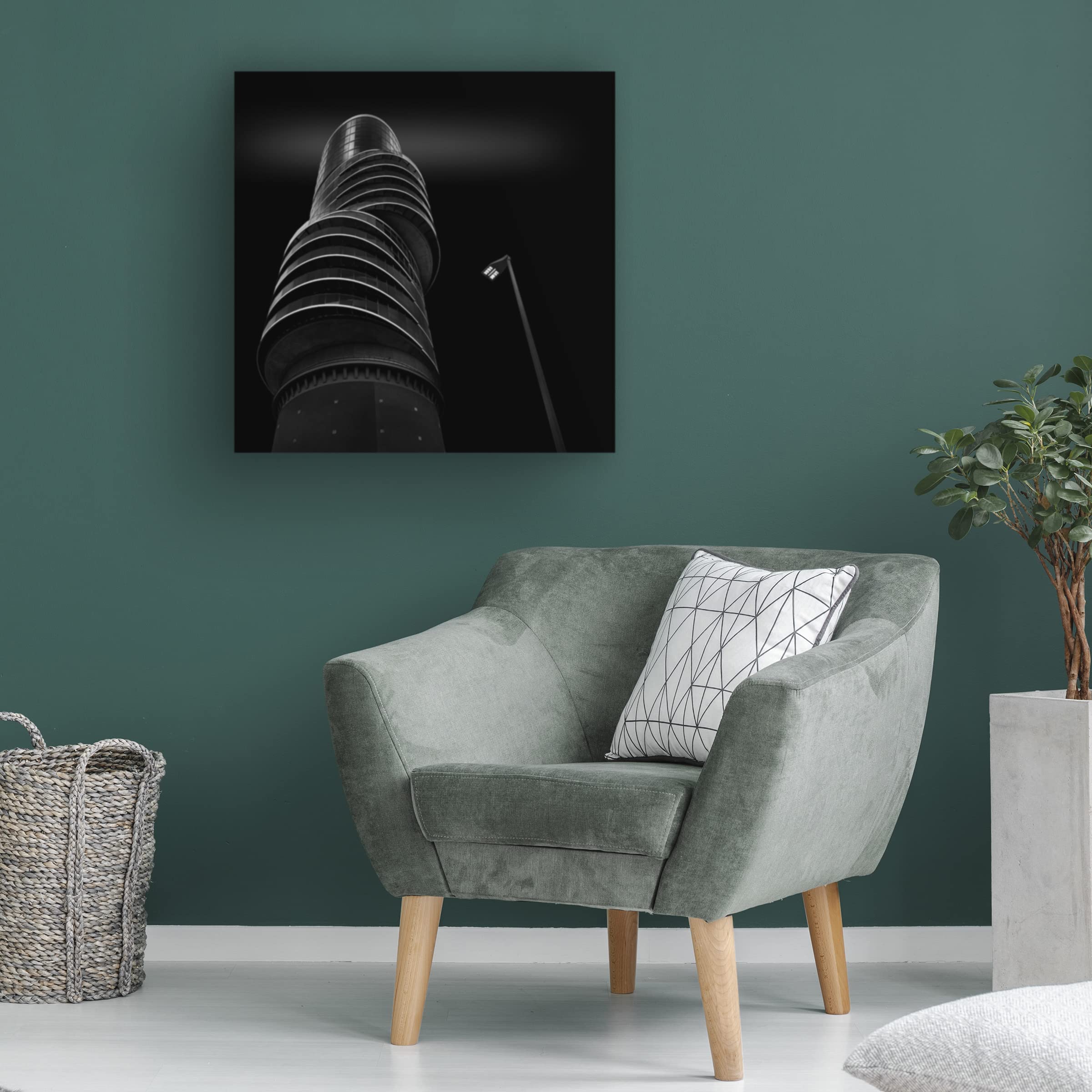 Wolfgang Mothes 'Exzenterhaus' Canvas Art Print - Modern Abstract Wall Decor for Living Room, Bedroom & Office - Trademark Fine Art Collection