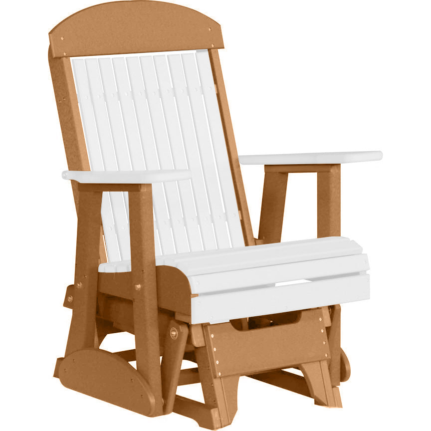 White on Antique Mahogany