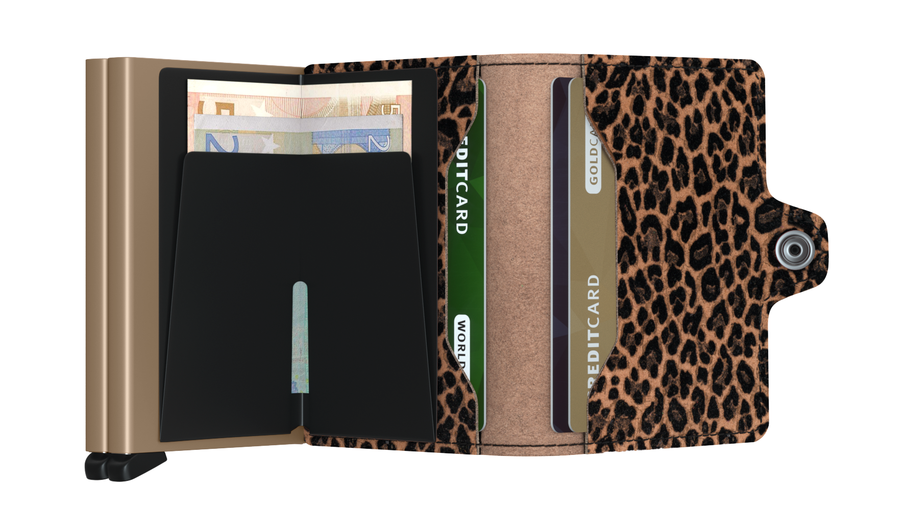 SECRID Twinwallet Leo - Premium RFID Blocking Leather Wallet for Men & Women | Slim Bifold Design with Card Holder | Perfect for Travel, Business & Everyday Use