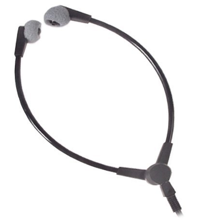 Dictaphone 304712 Wishbone Style 2 Prong Transcription Headset - Professional Voice Recording Headphones for Medical, Legal & Office Transcription - Ideal for Doctors, Lawyers & Transcriptionists