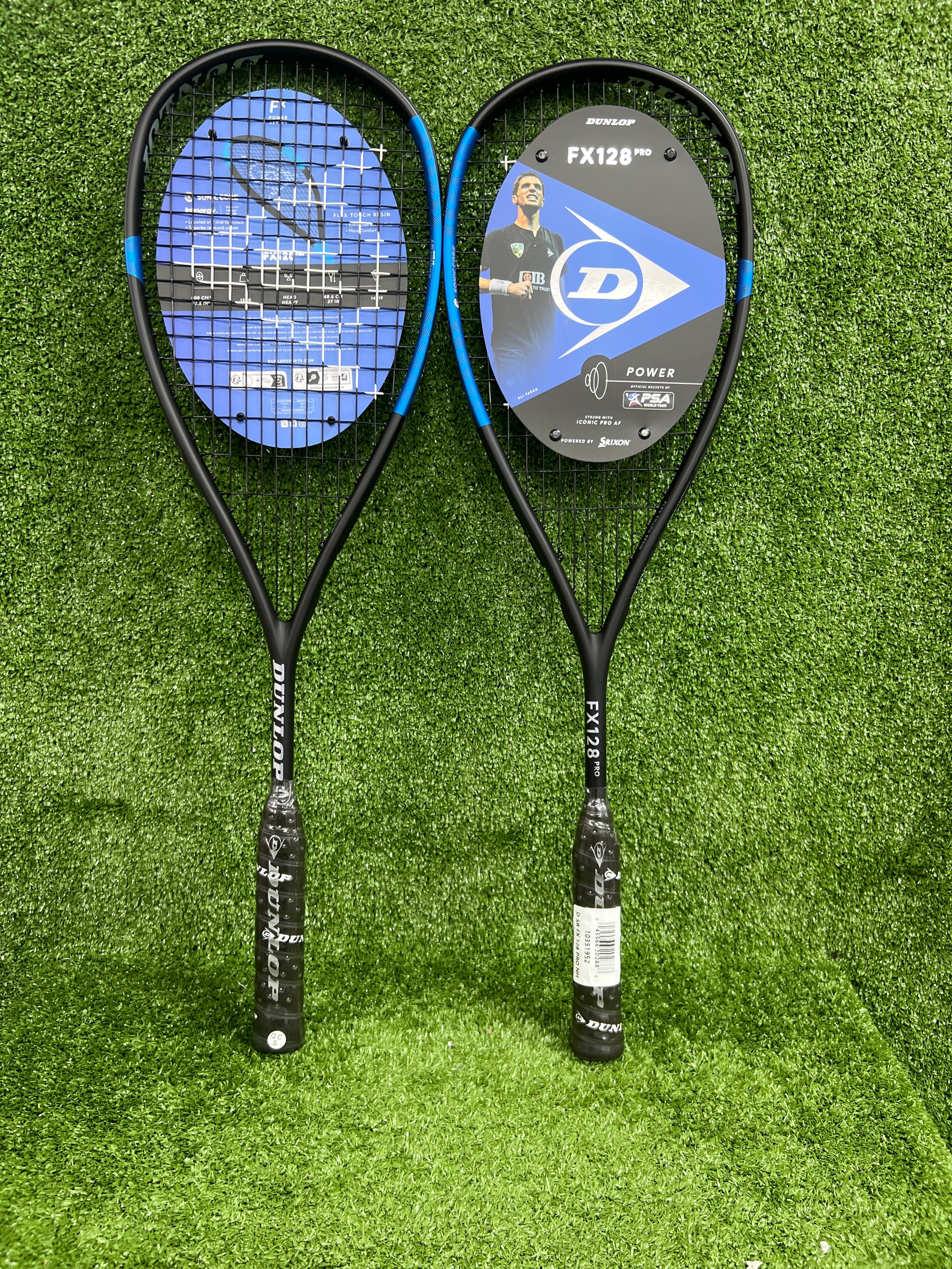 Dunlop SQR 24 FX 128 Pro Squash Racket - Lightweight Carbon Fiber Squash Racquet for Advanced Players | Perfect for Competitive Tournaments & Training Sessions