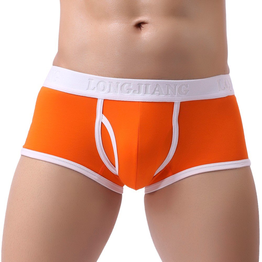 **Men's Boxer Briefs with Fly Front & Pouch - Breathable Workout Underwear for Fitness & Daily Comfort - Ideal for Gym, Running & Active Lifestyle**