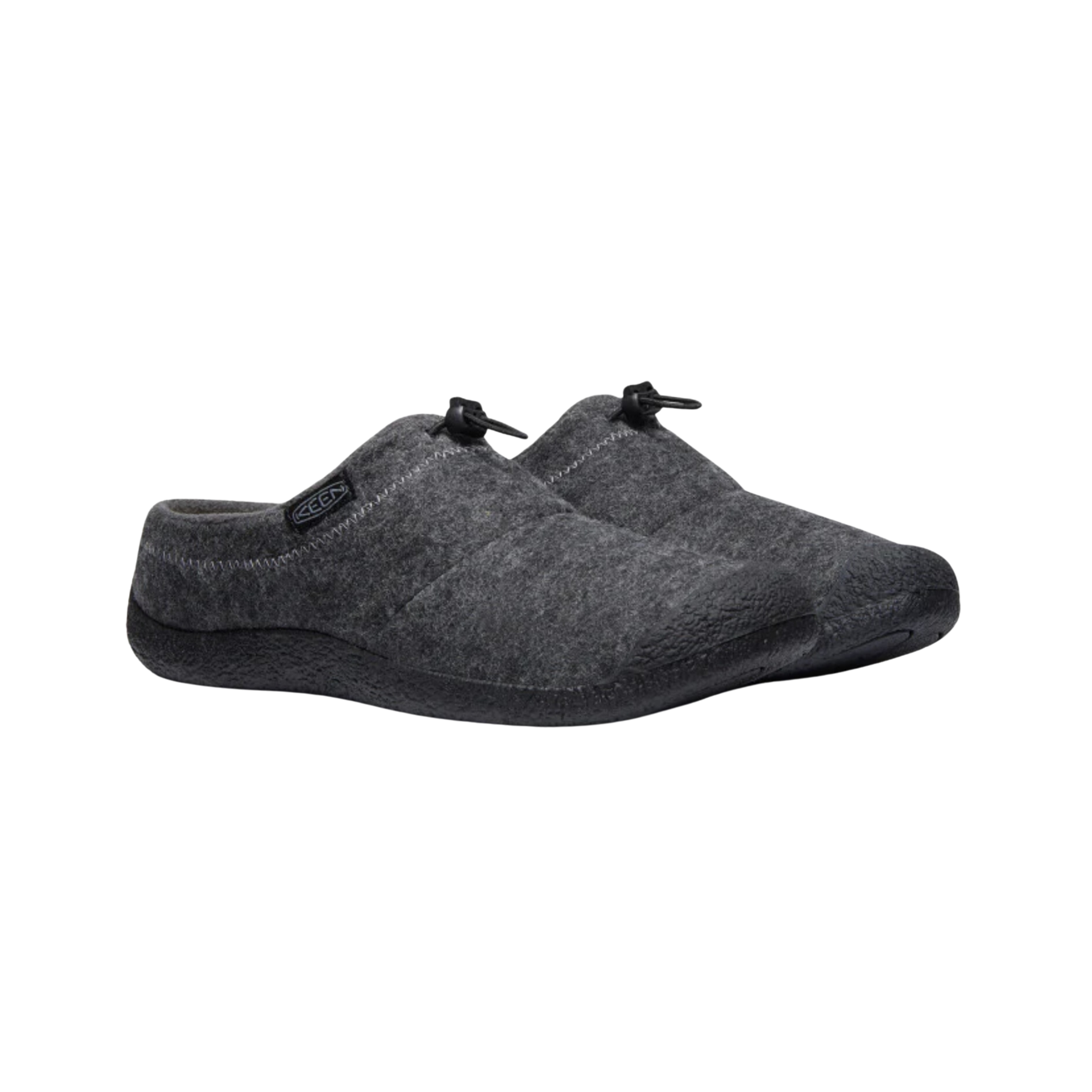 Men's Howser III Slide Sandals - Charcoal Grey Felt & Black - Regular Width Comfortable Casual Shoes for Beach, Pool, and Home Wear