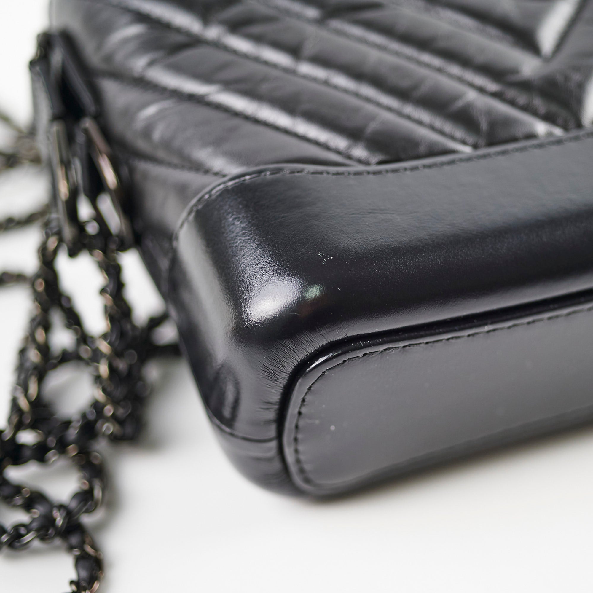 Chanel Small Gabriel Black Leather Shoulder Bag 28cm - Luxury Designer Handbag for Women, Perfect for Work, Evening & Special Occasions