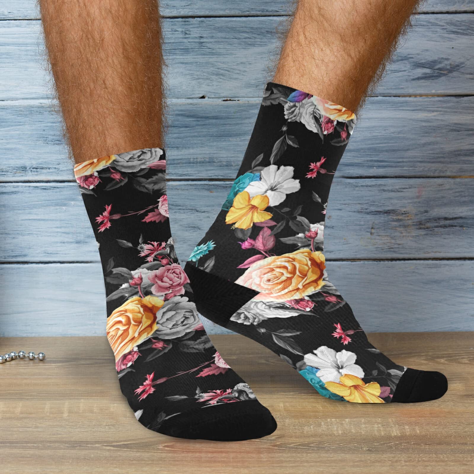 Unisex Long Casual Athletic Crew Socks for Women & Men - Gym & Daily Wear