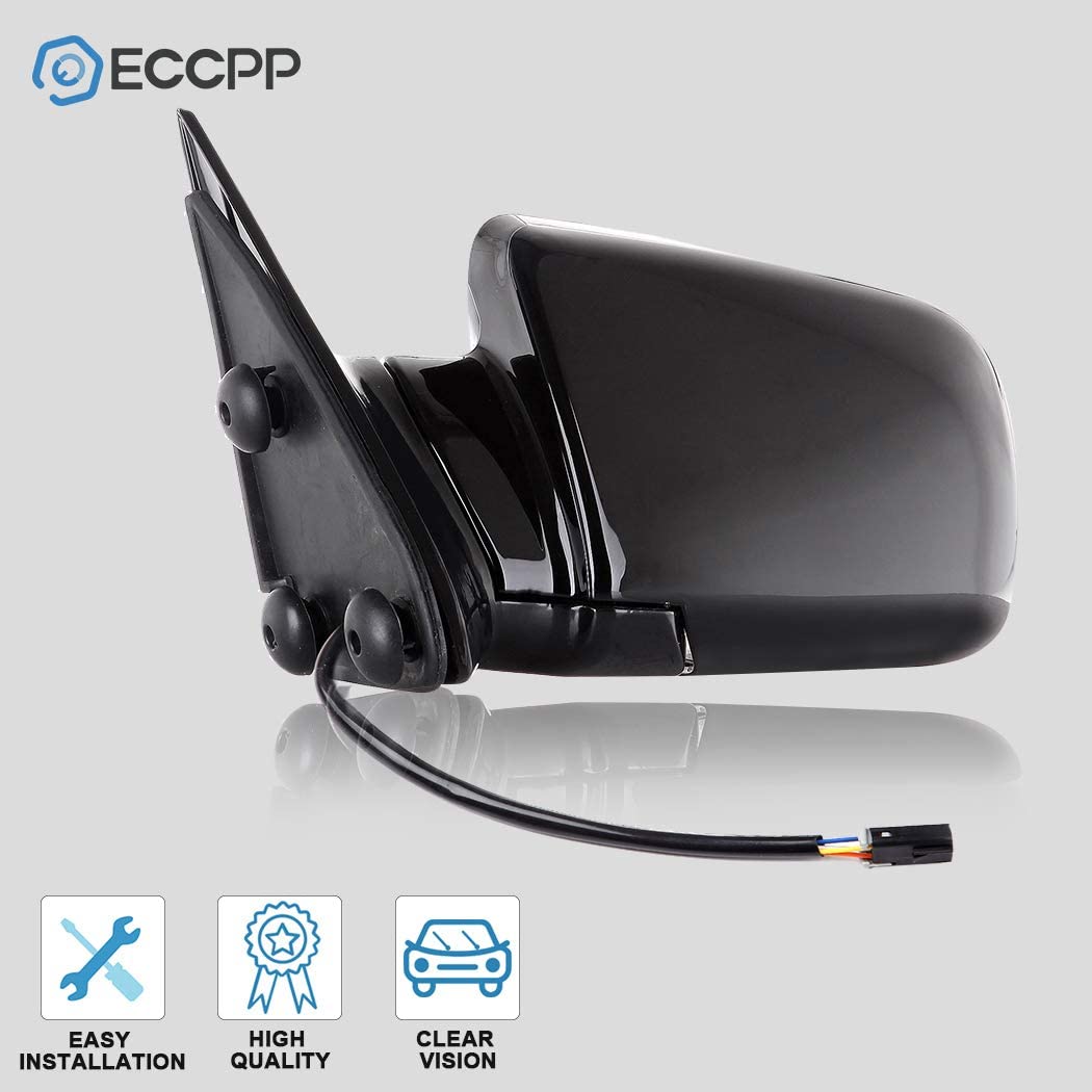 ECCPP Power Side View Mirrors Replacement for Chevy & GMC Pickup Truck & SUV - Driver & Passenger Side (15764757, 15764758) - Enhanced Visibility & Safety for Off-Roading & Night Driving