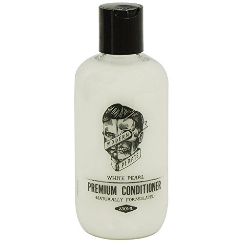 MODERN PIRATE White Pearl Premium Hair Conditioner with Peppermint Oil - Hydrating & Nourishing for Dry, Damaged Hair - Perfect for Daily Use & Salon-Quality Results at Home