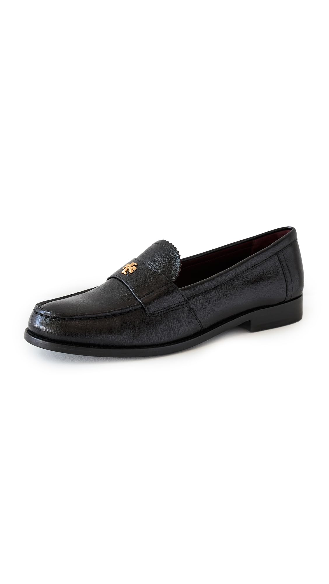 Tory Burch Women's Classic Leather Loafers - Comfortable Slip-On Shoes for Work, Office & Casual Outfits