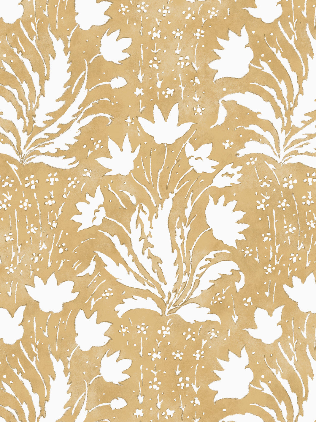 Nathan Turner Gold Floral Wallpaper - Peel and Stick Self-Adhesive Wallpaper for Bedroom, Living Room, and Home Decor