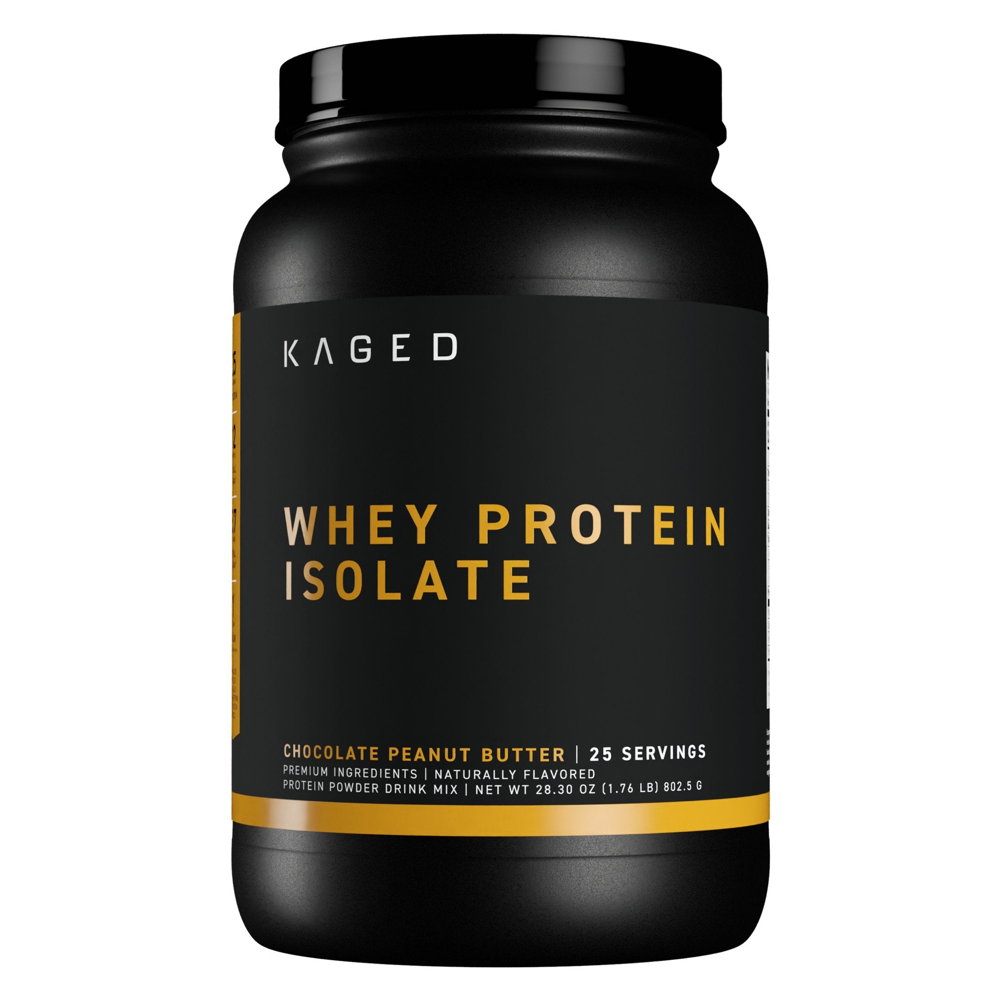 Kaged Whey Protein Isolate Powder - 100% Pure, Low Carb, Gluten Free Muscle Recovery Supplement for Athletes & Fitness Enthusiasts - Post-Workout, Meal Replacement & Muscle Growth Support