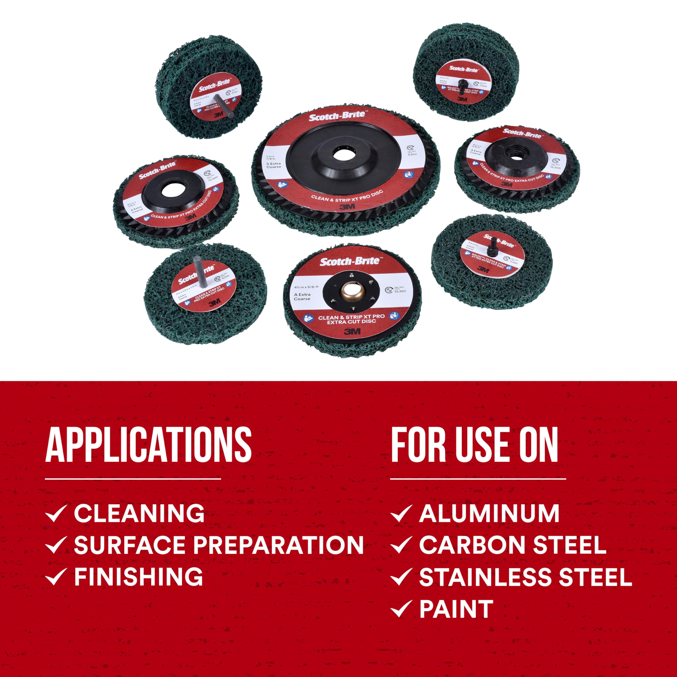 3M Scotch-Brite Clean and Strip XT Pro Extra Cut Disc - 7