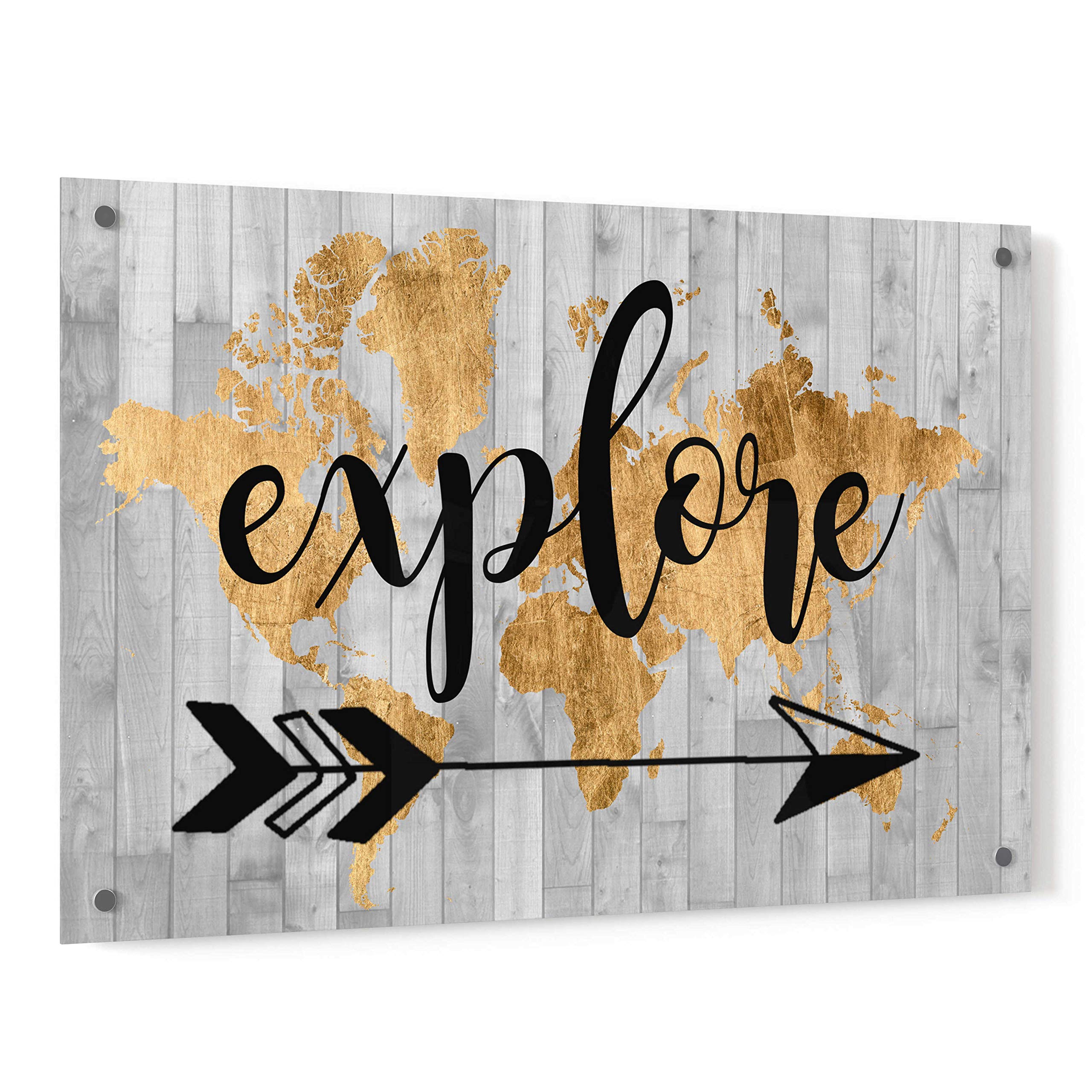 Epic Art 'Young Explorer V' by Studio W - Premium Acrylic Glass Wall Art Painting 36x24 Inches - Perfect for Living Room, Bedroom & Office Decor