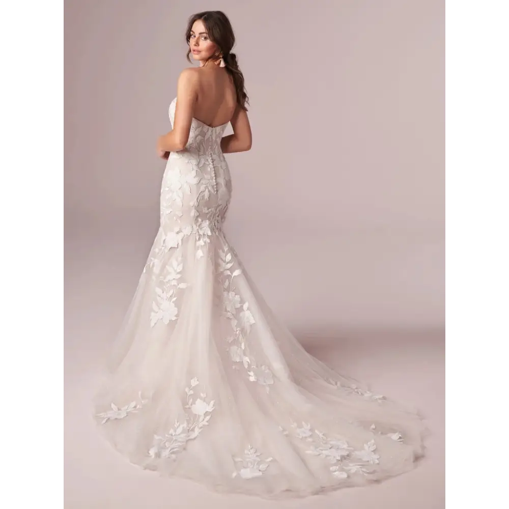 Rebecca Ingram Hattie Marie Wedding Dress – Elegant Lace A-Line Gown for Brides, Bridesmaids & Formal Events | Perfect for Church Ceremonies, Beach Weddings & Evening Galas