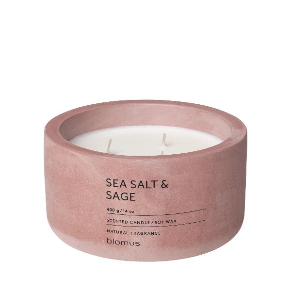 Premium 3-Wick Scented Candle in Modern Concrete Container - Long Lasting Aromatherapy for Home, Office & Relaxation