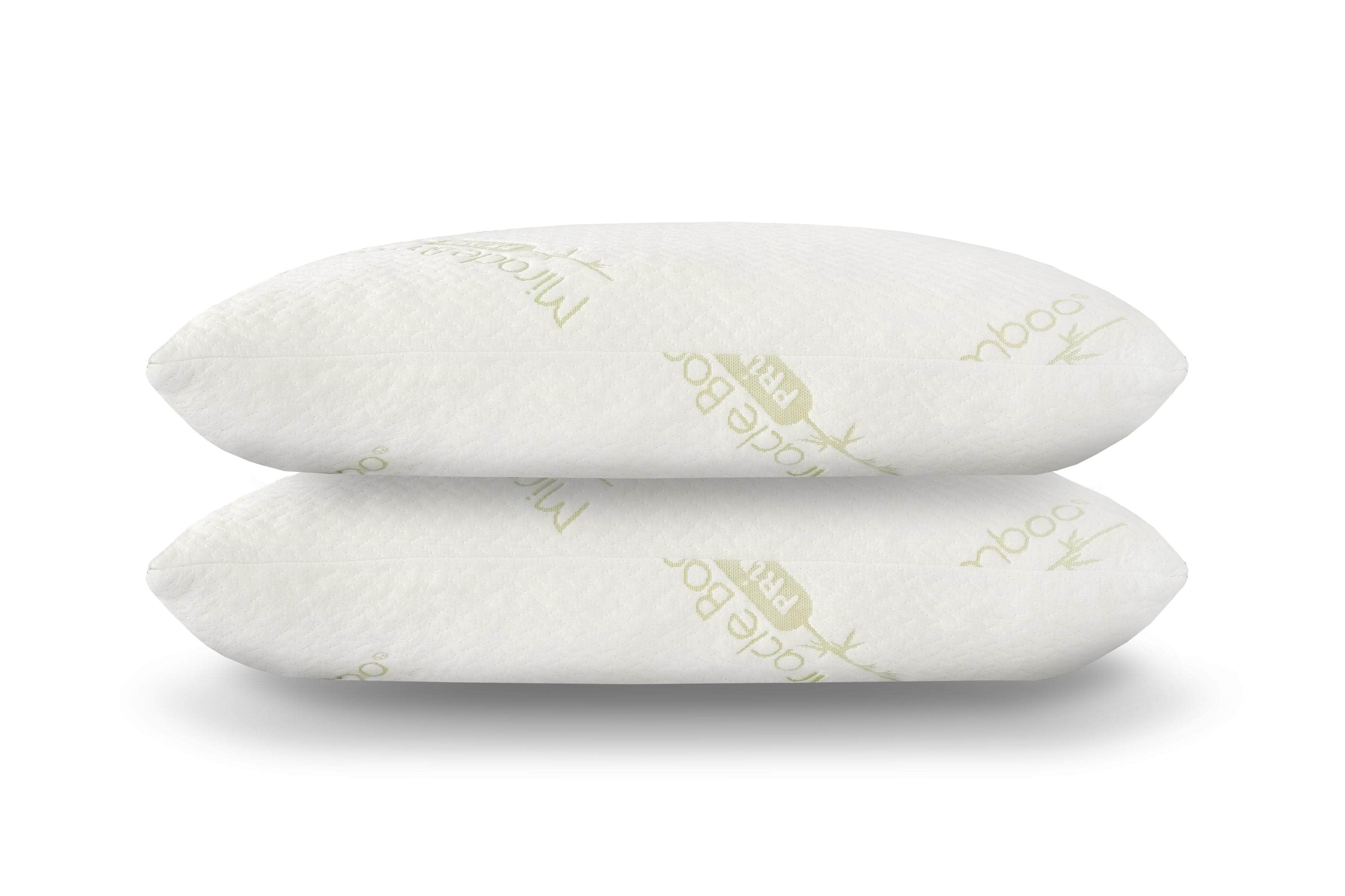 White Spectacle Shredded Memory Foam Pillow for Neck Pain Relief - Perfect for Side Sleepers, Back Pain Sufferers & Travel