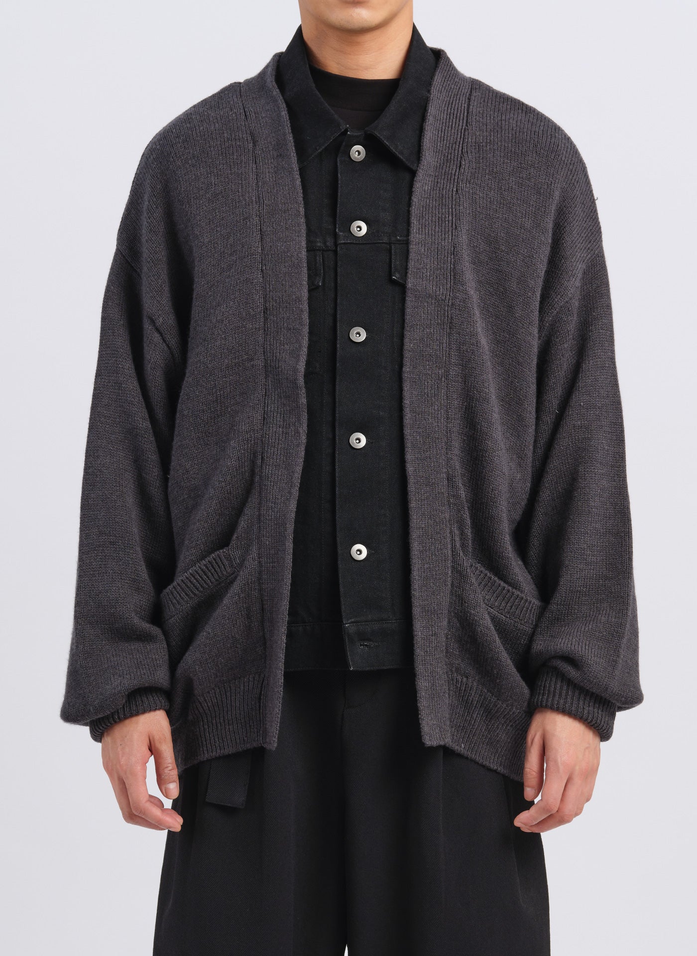 Acrylic Wool 2-in-1 Knitted Cardigan for Women - Warm Winter Sweater for Blocking & Layering - Perfect for Office, Casual Wear & Outdoor Activities