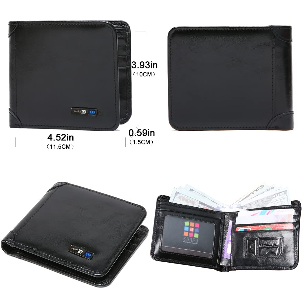 Anti-Lost Bluetooth Wallet Tracker for Men - GPS Credit Card Holder | Perfect Travel & Daily Use