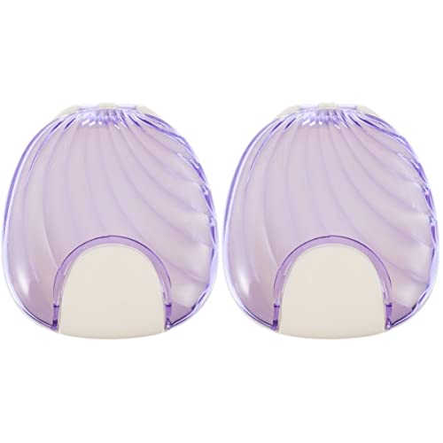 Healifty 2 Pack Orthodontic Retainer Case - Portable Retainer Storage Box for Clear Aligners, Night Guards & Dental Retainers - Perfect for Travel, School & Daily Use
