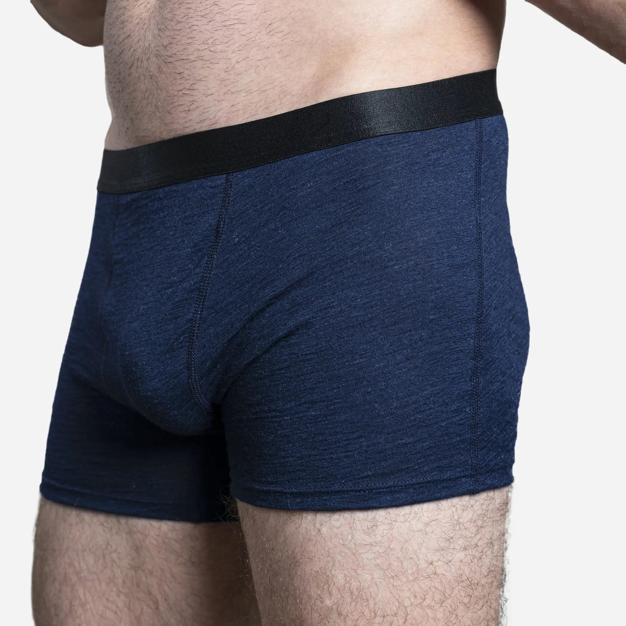 Ultra-Soft Men's Alpaca Wool Boxer Briefs - 160 GSM Lightweight Underwear for All-Day Comfort | Perfect for Travel, Hiking & Cold Weather Activities