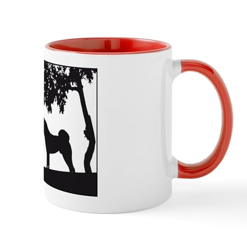 White/Red Inside - Mug Akita Samurai