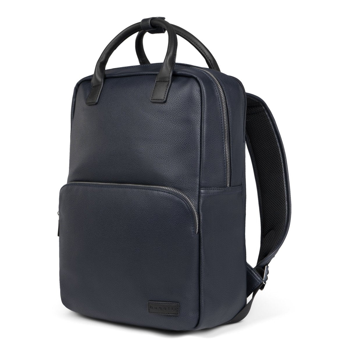 Bugatti Contrast Backpack II - Stylish & Durable Laptop Backpack for Men & Women, Water-Resistant Travel Backpack with USB Charging Port - Perfect for Work, School, College & Outdoor Adventures