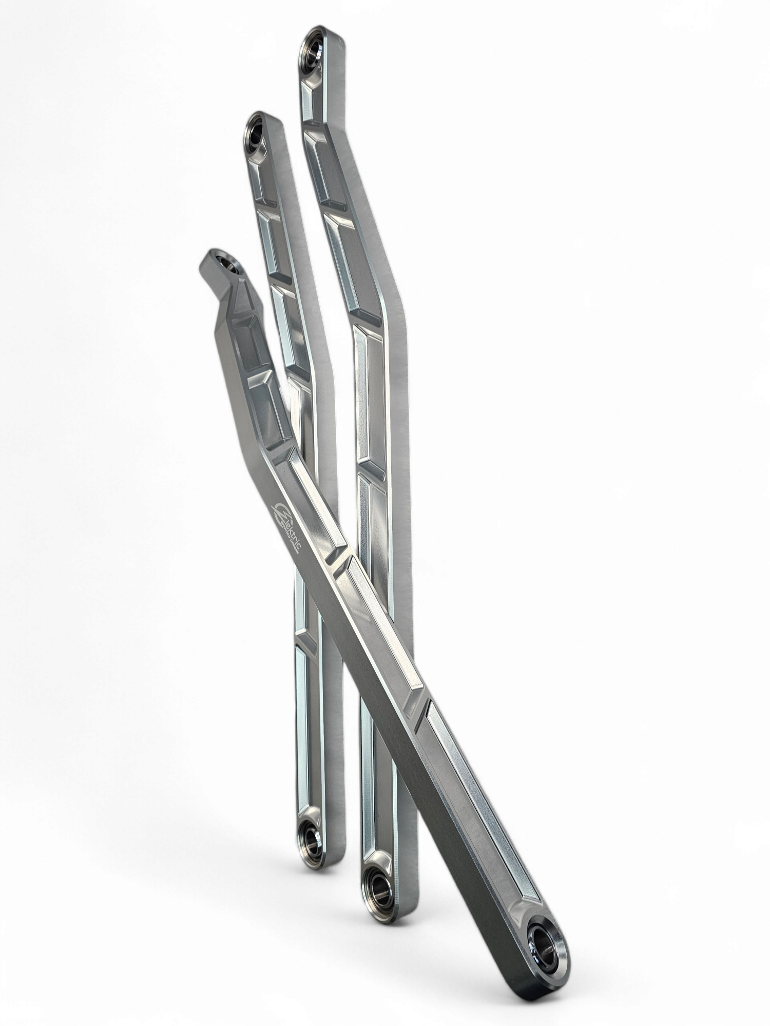 Can Am X3 Maverick High Clearance Radius Rods (2017-Present) - Clear Finish for 72