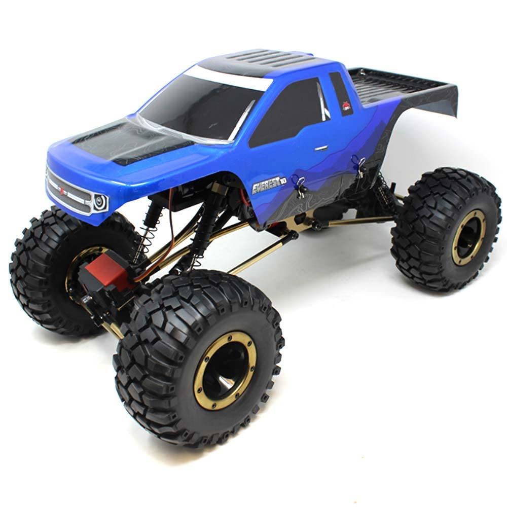 Redcat Racing Everest-10 1/10 Scale Electric Rock Crawler - Waterproof RC Truck with 2.4Ghz Radio Control, Blue/Black - Perfect for Off-Road Trails, Backyard Crawling & RC Hobby Enthusiasts