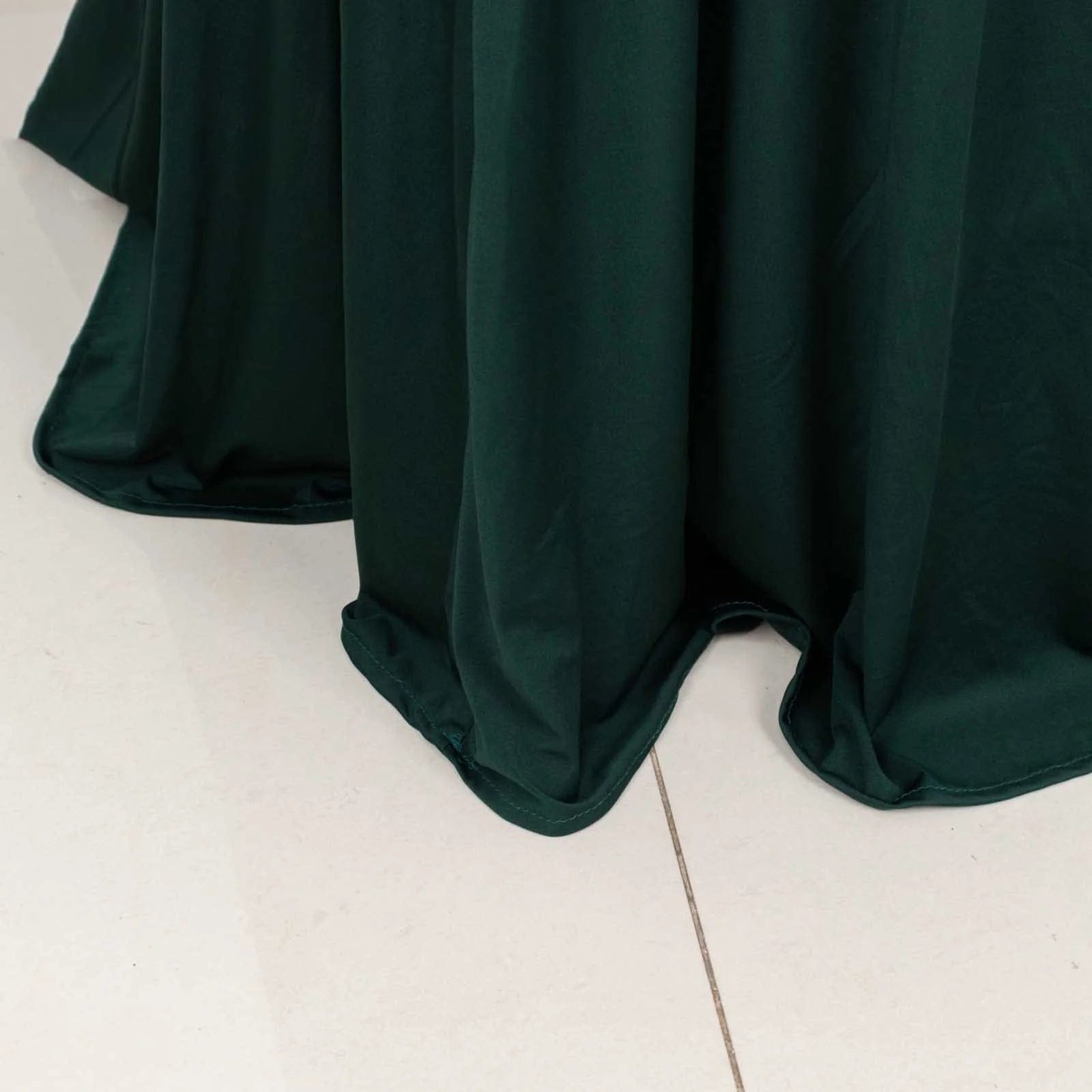 Natural Wavy Spandex Cocktail Table Cover - Stretchable Tablecloth for Party Decor, Wedding Reception & Home Dining