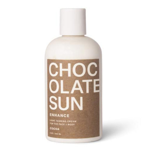 ENHANCE Natural Light Tanning Cream for Face & Body - Sunless Self Tanner with Organic Ingredients for a Healthy Glow - Perfect for Beach, Vacation & Summer Tanning