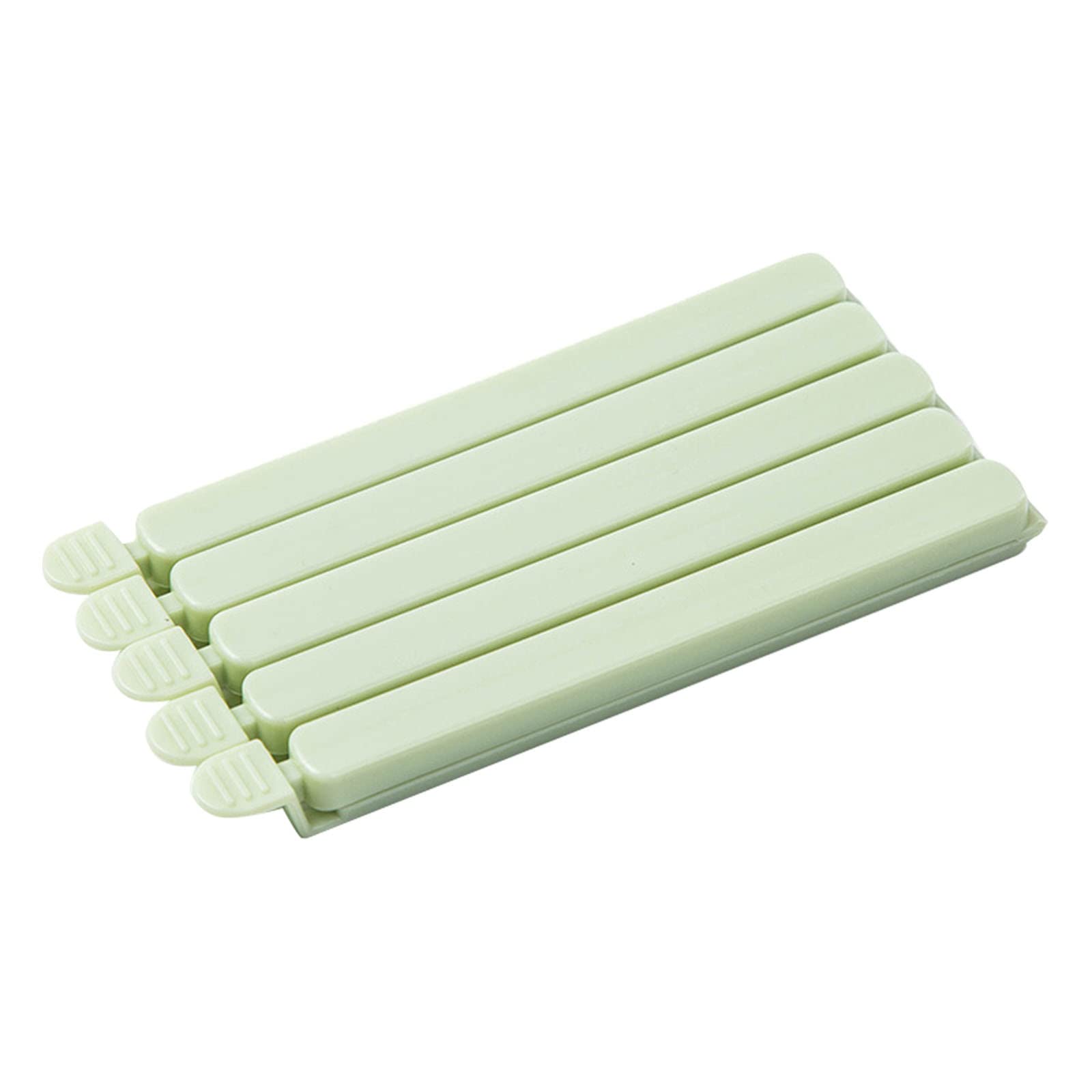 5-Piece Plastic Food Bag Sealing Clips - Airtight Snack, Tea, Milk Powder & Kitchen Storage Clips - Multi-Purpose Bag Sealer for Fresh Food Preservation (Set of 5, One Size) - Perfect for Pantry Organization, Travel Snacks & Meal Prep