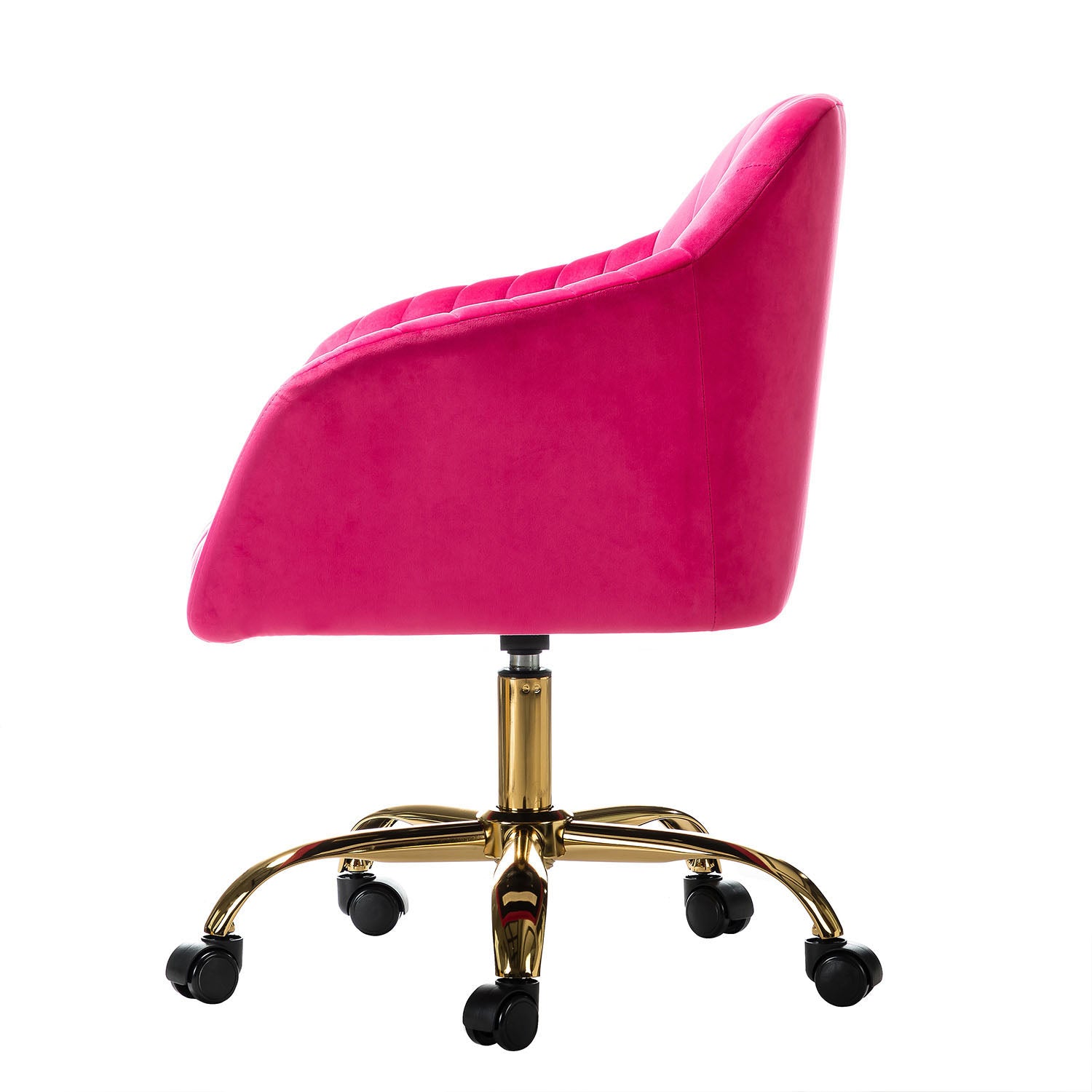 Luxury Velvet Office Chair - Ergonomic Desk Chair with Adjustable Height for Home & Workspace - Perfect for Remote Work, Gaming & Study