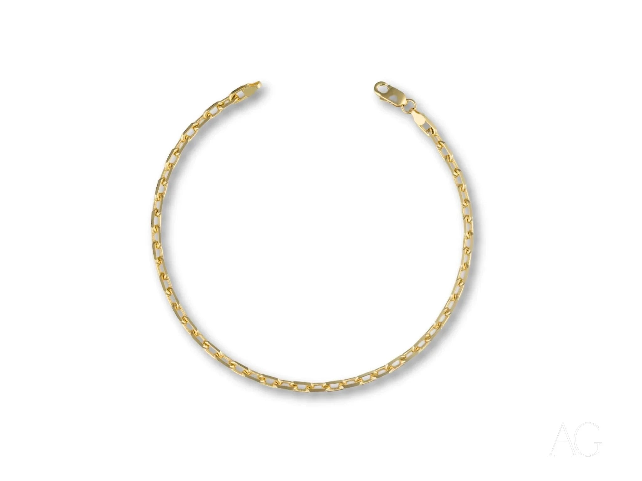 Exquisite 18K Solid Gold Diamond-Cut Bracelet for Women - Elegant Radiant Art Jewelry for Parties, Weddings & Special Occasions