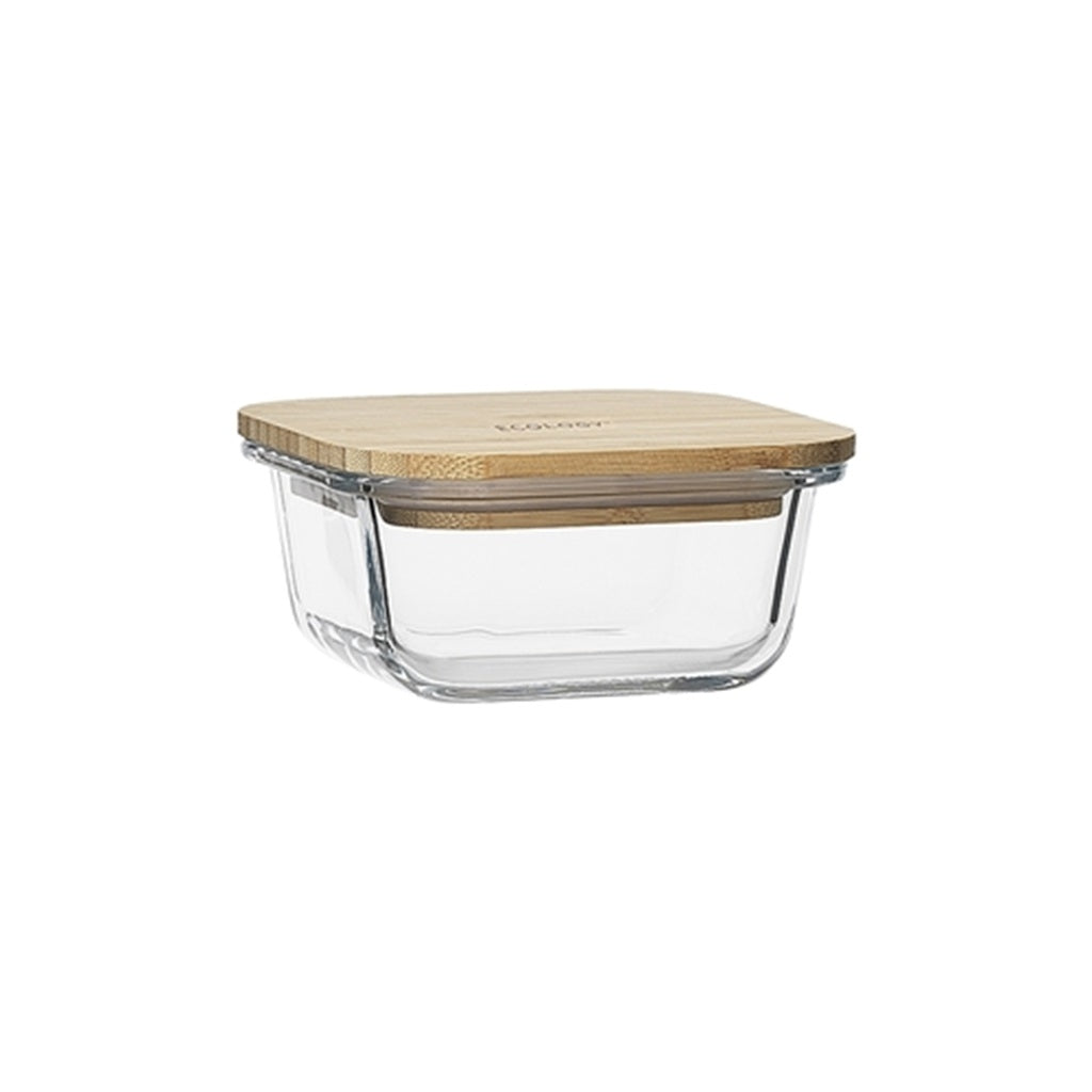 Eco-Friendly Square Food Storage Container 11.5cm (4.5 Inches) - BPA Free Airtight Kitchen Organizer for Meal Prep, Leftovers & Pantry Storage