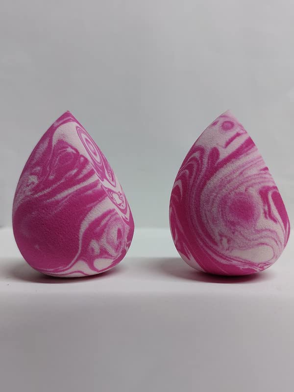 MODPAR Makeup Sponge Beauty Blender - Professional Foundation Blending Sponge for Flawless Face Makeup Application | Soft Pink Cosmetic Sponge Puff | Perfect for Liquid, Cream & Powder Makeup | Home & Travel Use