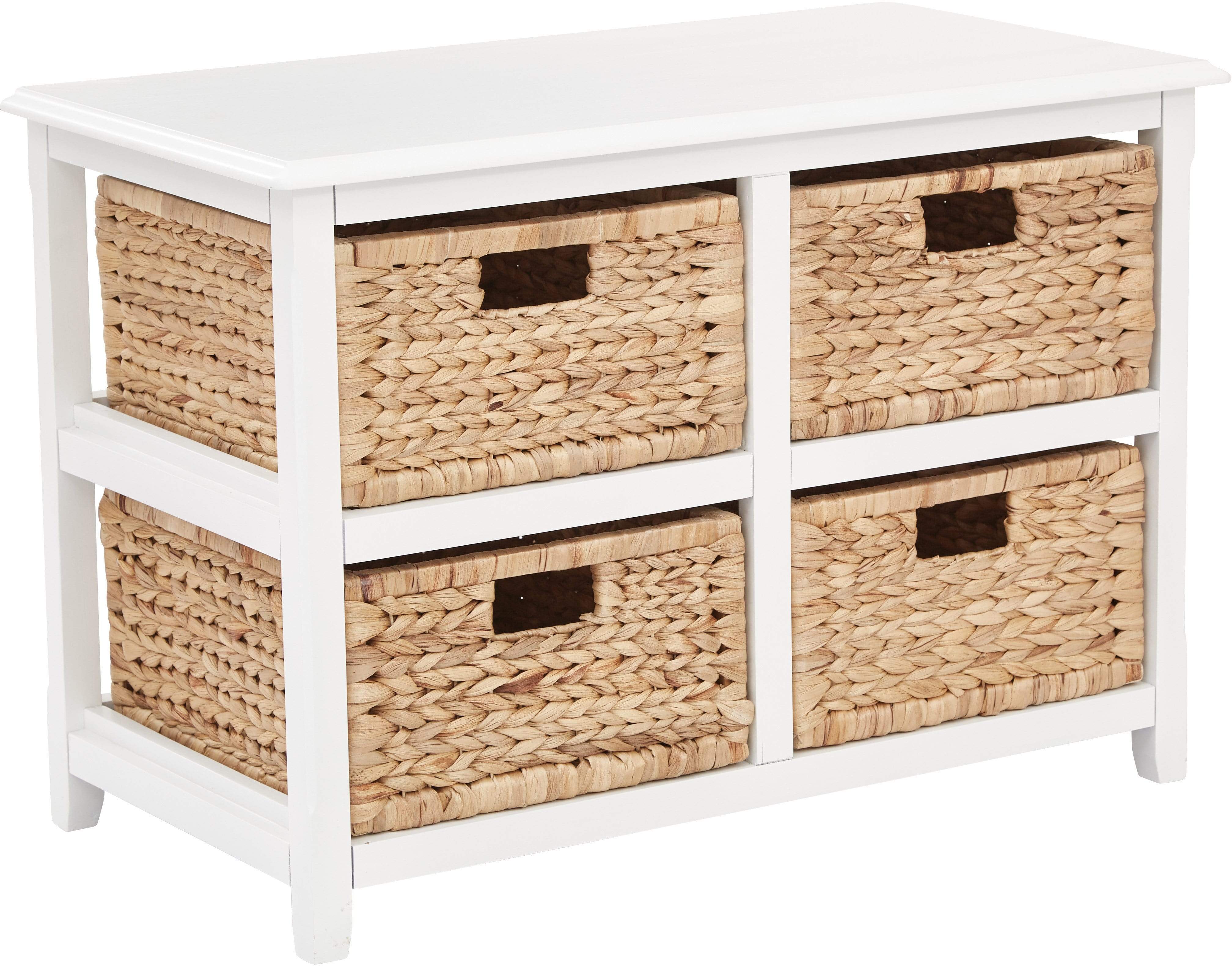 Office Star OSP Designs Seabrook 2-Tier Storage Unit [SBK4515A] - Perfect for Office Organization & Home Storage Solutions