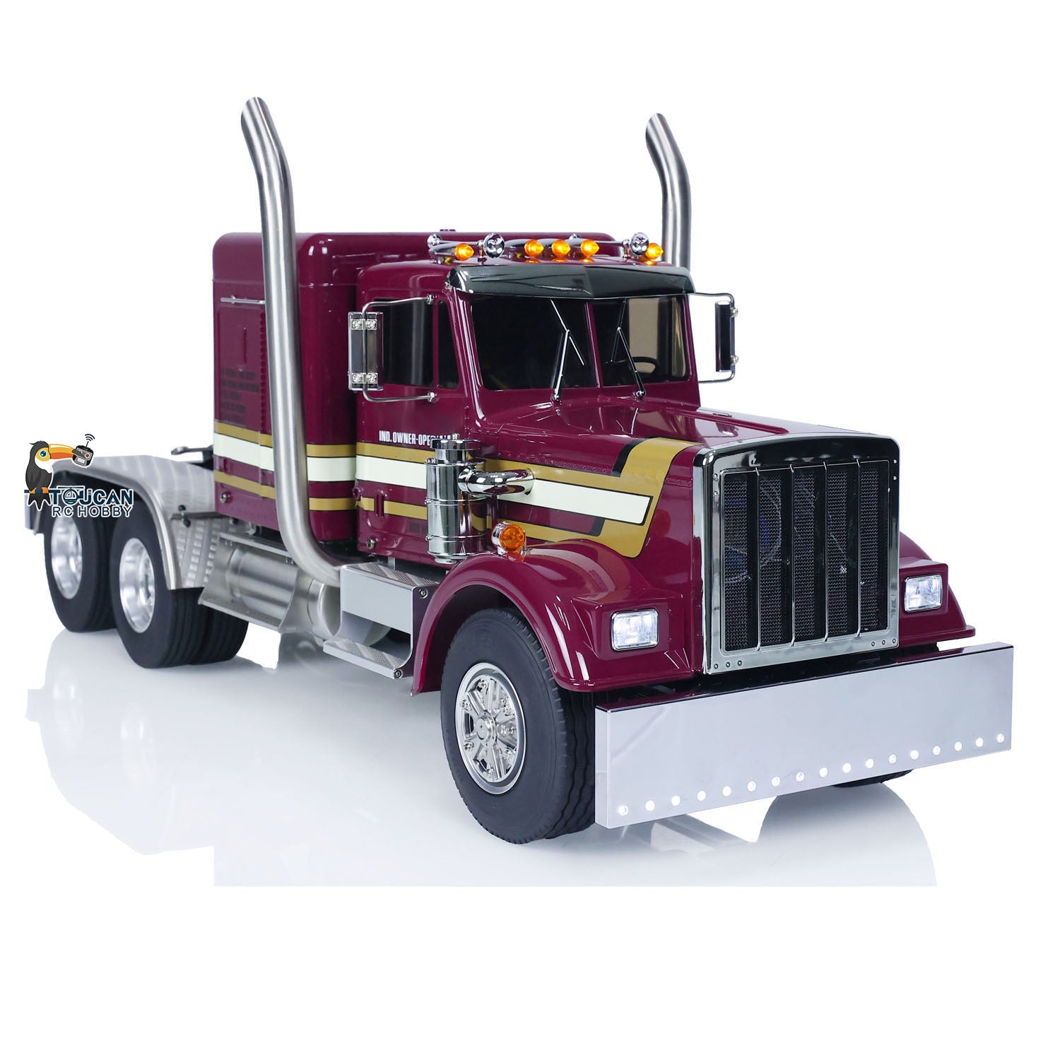 Tamiya 1/14 Scale 6x6 RC Tractor Truck RTR - Metal Chassis Remote Control Construction Vehicle with Sound & Light Effects | Electric Hobby Model for Adults & Kids | Perfect for Off-Road Play, Construction Site Simulation, and RC Car Racing