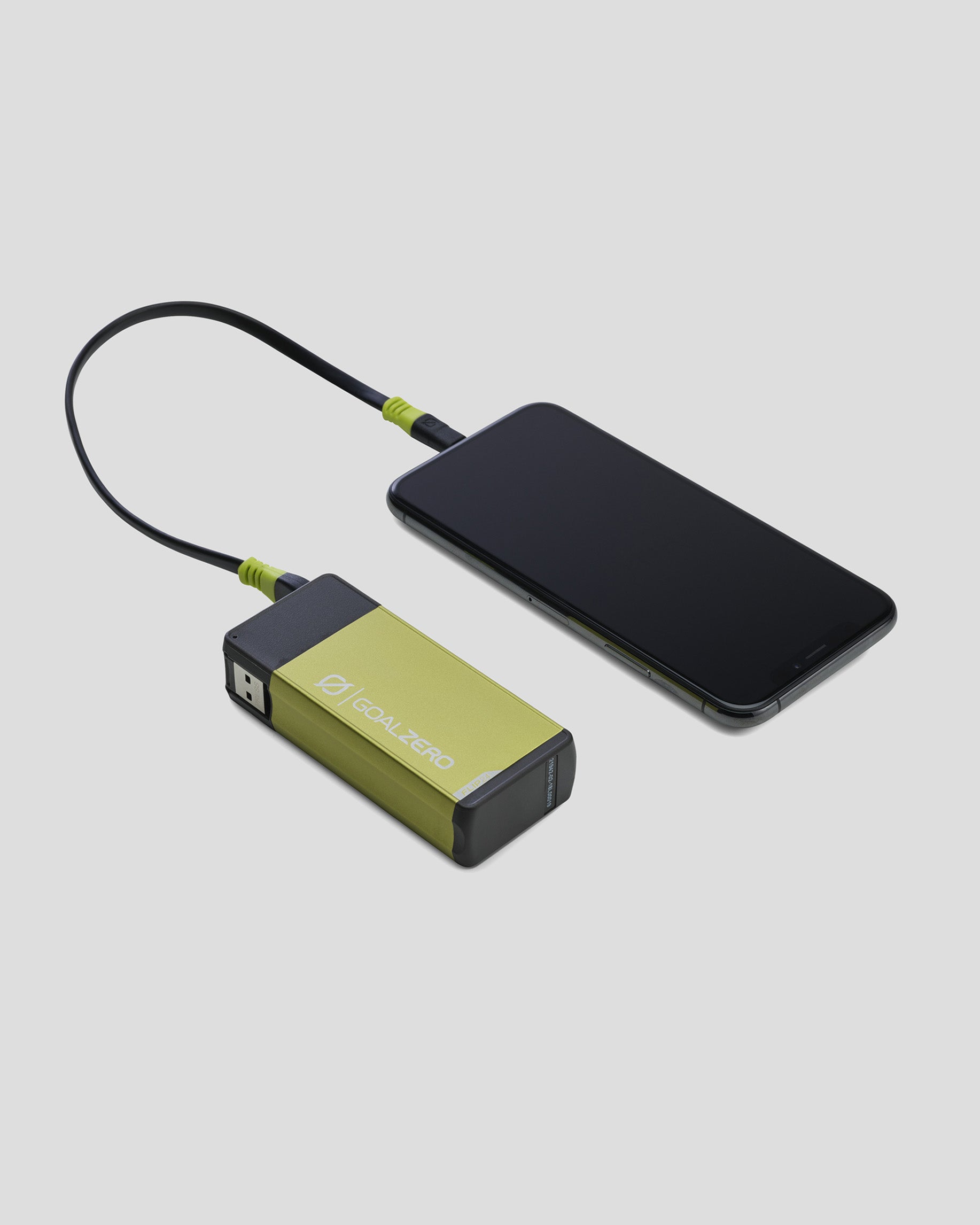 Goal Zero Flip 24 Portable Power Bank - 24W Solar Charger with USB-C, Green | Perfect for Camping, Hiking & Emergency Power Outages