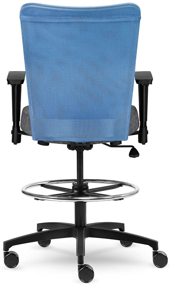 Allseating Inertia Mesh Drafting Chair [77019] - Ergonomic Adjustable Office Chair for Architects & Designers - Perfect for Home Office, Studio & Drafting Table Work