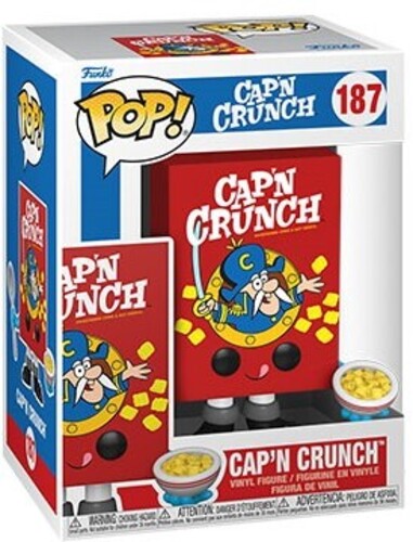 Cap'N Crunch Breakfast Cereal Box #187 - Crunchy Sweetened Corn & Oat Cereal for Kids & Adults - Perfect for Family Breakfast, Snacking & School Lunches