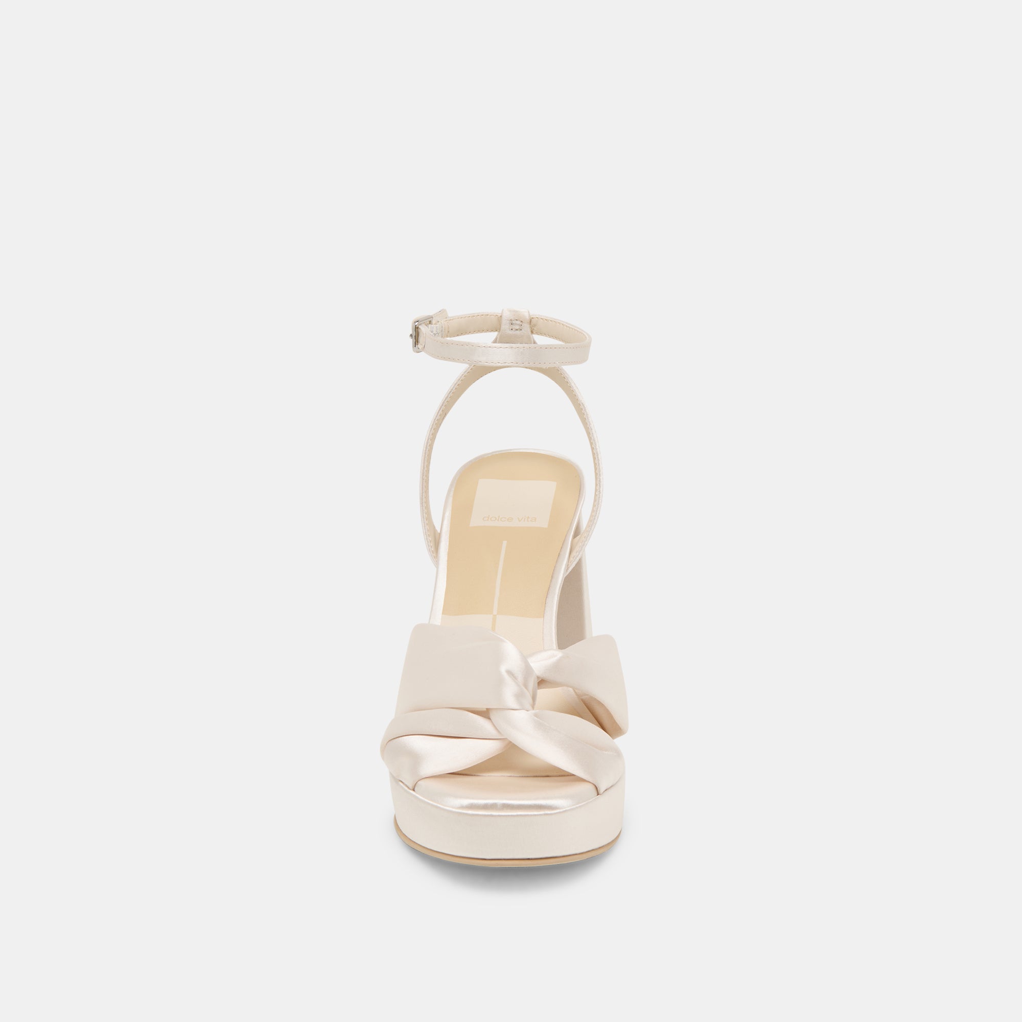 PARLO HEELS IVORY SATIN - Elegant Women's High Heels for Weddings, Parties & Special Occasions | Comfortable & Stylish Dress Shoes for Evening Events & Date Nights
