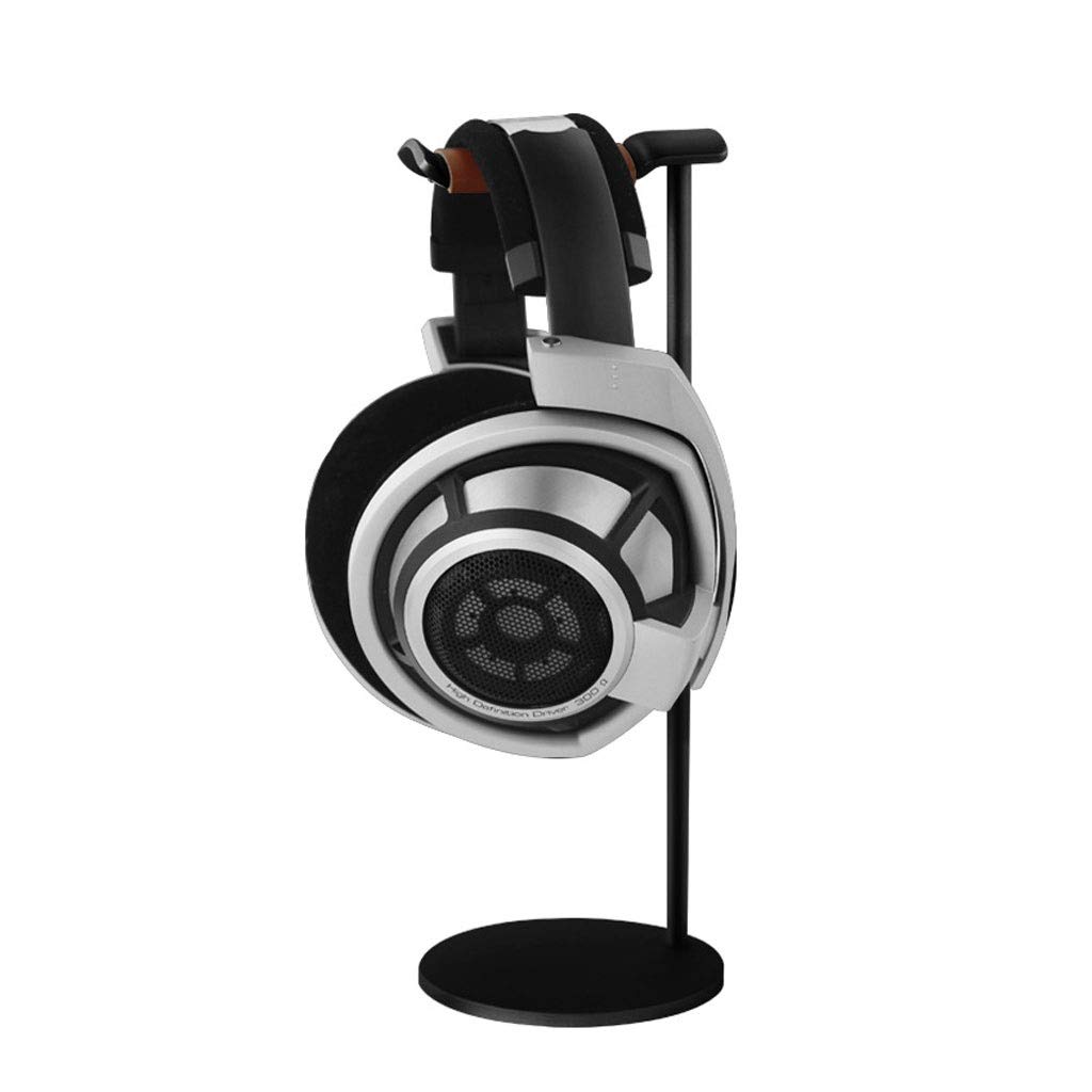 Universal Headphone Stand Holder - Adjustable Gaming Headset Display Rack & Earphone Hanger Bracket for Over-Ear Headsets (Black) - Perfect for Desk Organization, Gaming Setup & Office Accessories