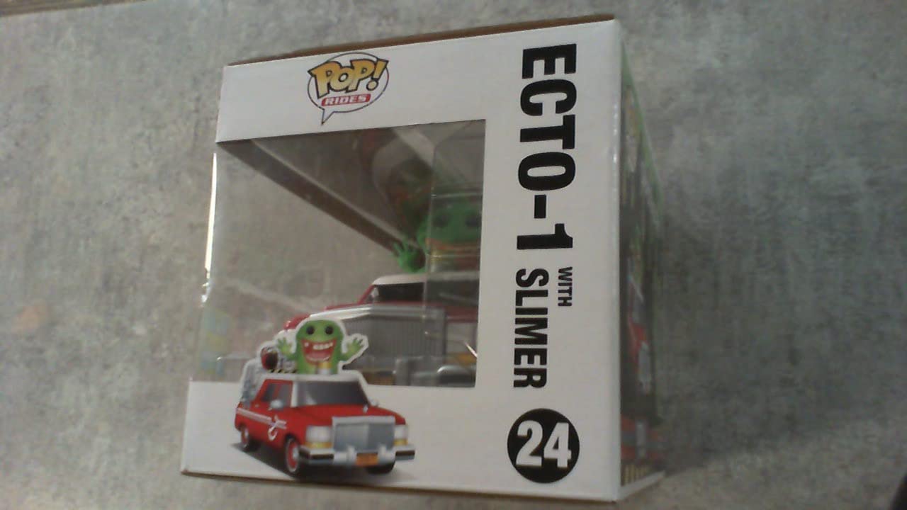 Funko POP! Ghostbusters ECTO-1 with Slimer Exclusive Vinyl Figure Set - Collectible Movie Merchandise for Ghostbusters Fans | Perfect for Display, Gifts, and Pop Culture Collections