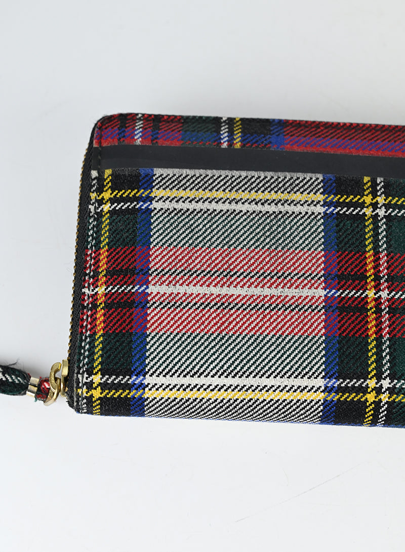 Comme des Garcons Tartan Wallet for Men & Women - Stylish Plaid Design for Everyday Use & Travel Accessories