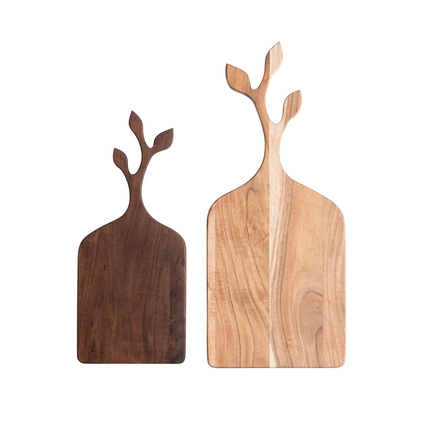 Acacia Wood Cheese Board with Branch Handle - Elegant Charcuterie Serving Tray for Wine & Cheese Parties, Weddings, and Entertaining