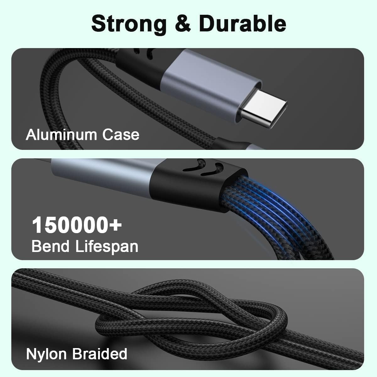 2-in-1 USB-C to 3.5mm Headphone Jack & PD 60W Fast Charging Adapter - Compatible with iPhone 15/14/13, iPad Pro, Samsung Galaxy - Listen & Charge Simultaneously for Gaming, Travel, Work & Study