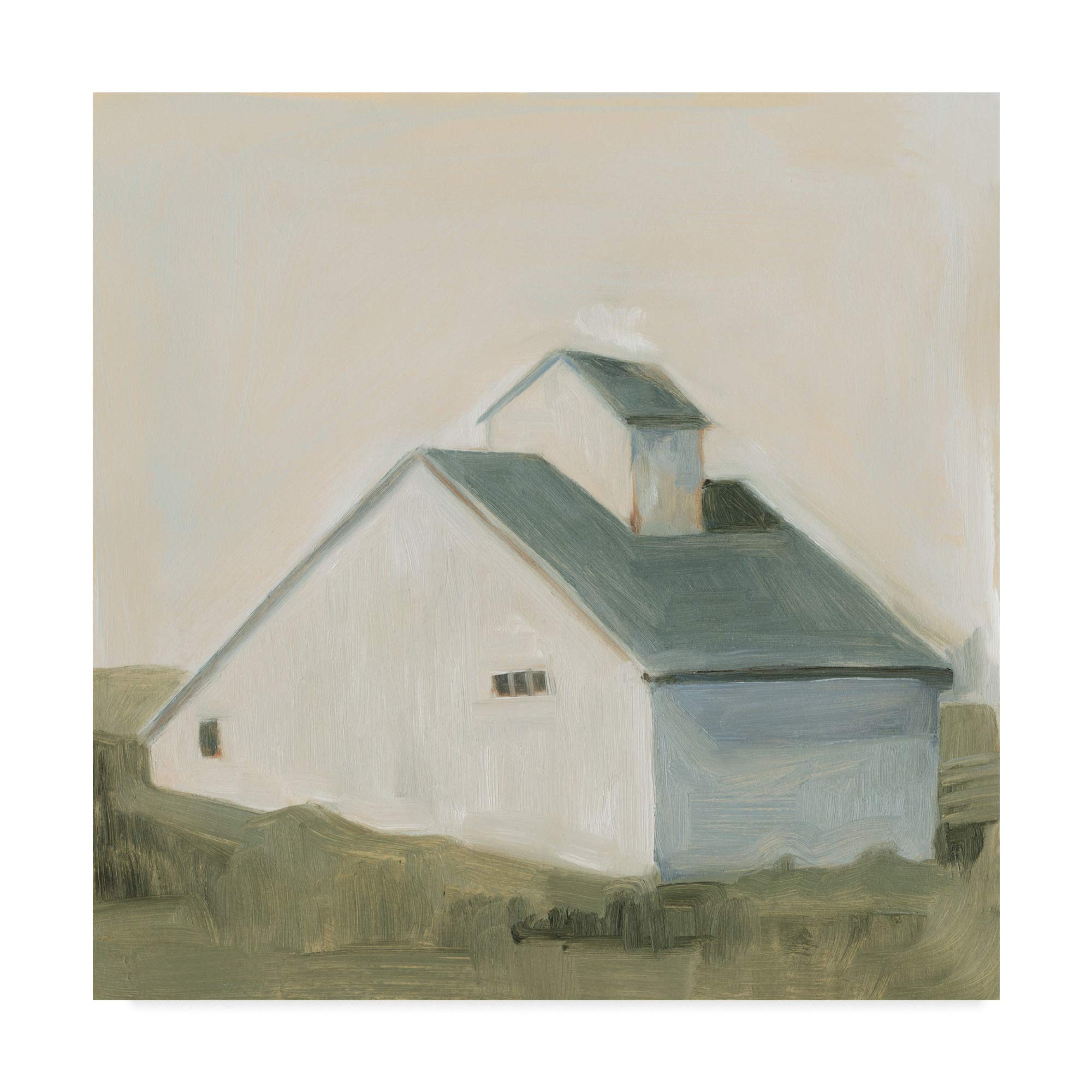 Emma Scarvey Serene Barn I Fine Art Print - 24x24 Inch Wall Decor for Living Room, Bedroom & Office | Trademark Fine Art Collection